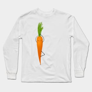 Carrot tree pose Long Sleeve T-Shirt